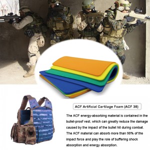 Bảo vệ tiêu chuẩn Áo giáp quân sự Bullet Proof Vest Jacket Chất liệu đệm （ACF