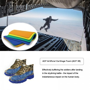 Air Force Skydiving Safety Landling Boots Đệm vật liệu bảo vệ （ACF