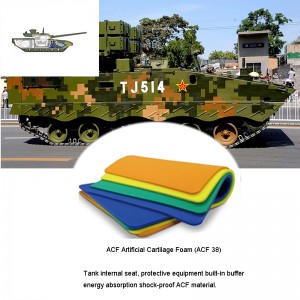 Xe tăng quân sự Airdrop Giữ xe tăng ổn định Vật liệu đệm ghế ACF